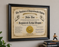 Registered Lethal Weapon Certificate — Physical Copy + Digital